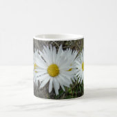 F42 Witte Wilde Bloemen Gladde Aster Koffiemok (Center)
