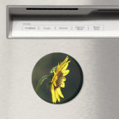 F43 Yellow Wildflower Black-eyed Susan Magneet (Insitu (Vaatwasser))