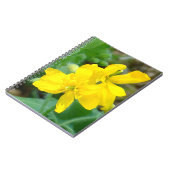F44 Gele wilde bloem Wilde mosterd Notitieboek (Linkerzijde)