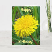 F45 Dandelion "Taraxacum officinale" Kaart (Voorkant)