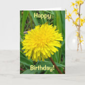 F45 Dandelion "Taraxacum officinale" Kaart (Gele Bloem)