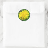 F45 Dandelion "Taraxacum officinale" Ronde Sticker (Tas)