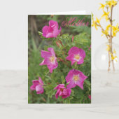 F46 Wilde Rozen Kaart (Gele Bloem)