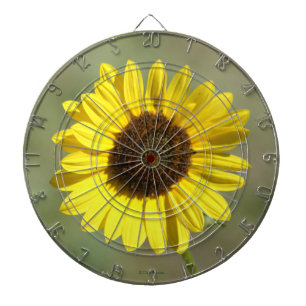 F47 Gele wilde bloem Algemene Eenjarige Zonnebloem Dartbord