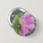 F4 Alberta Wilde Roos Ronde Button 5,7 Cm (Voorkant /achterkant)