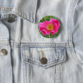 F4 Alberta Wilde Roos Ronde Button 5,7 Cm (In situ)