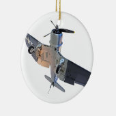 F4 Corsair Fighter Keramisch Ornament (Rechts)
