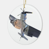 F4 Corsair Fighter Keramisch Ornament (Links)