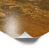 *~* F4 Elegant Flower Gold  5 Foto Afdruk (Hoek)