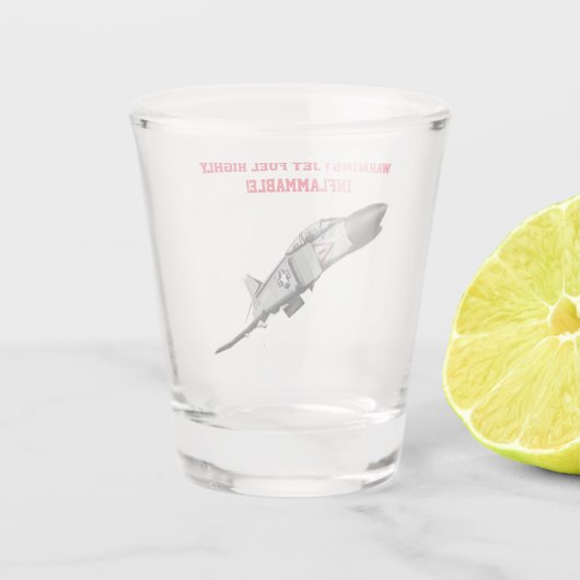 F4 Navy Phantom Shot Glas (Achterkant)