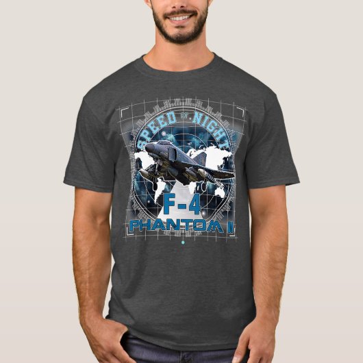 F4 Phantom Jet  Machine Veteran Pilot T-shirt (Voorkant)