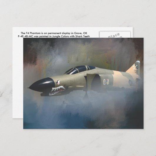 F4 Phantom-kaart 2 Briefkaart (Voorkant / Achterkant)
