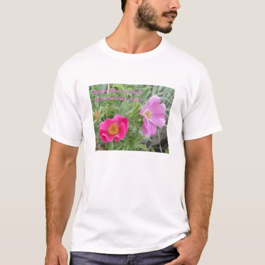 F4 Wilde Rozen T-shirt (Voorkant)