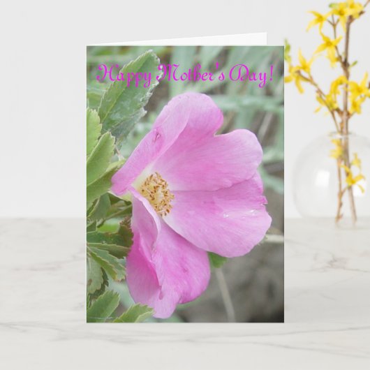 F4b Wild Roos Kaart (Gele Bloem)