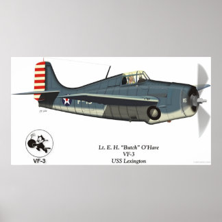 F4F Wildcat (O'Hare) Poster