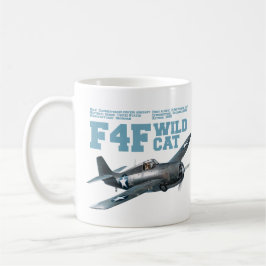 F4F Wildcat | WW2 Plane Koffiemok