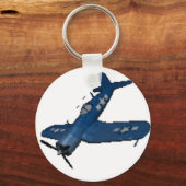 F4U4-CORSAIR IN EEN DIVE SLEUTELHANGER (Voorkant)