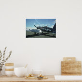F4U-1 Corsair-Poster Poster (Keuken)