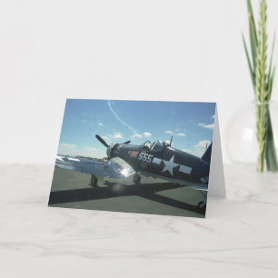 F4U-1 Corsair Wenskaart Kaart