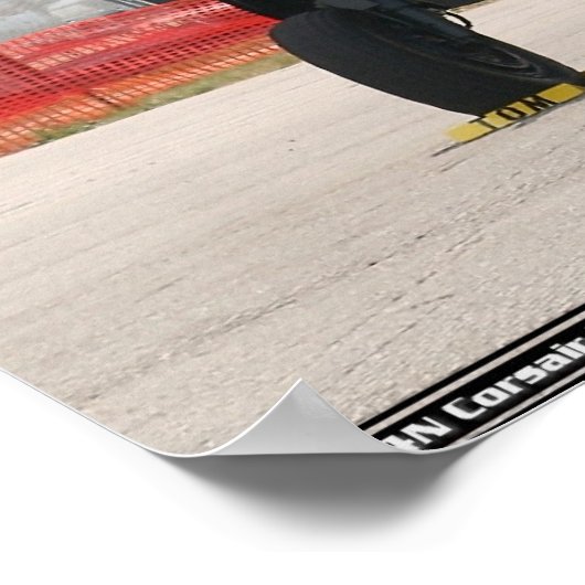 F4U-4N Corsair (Night Fighter Variant) Poster (Hoek)