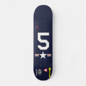 F4U Board Mark 2 Persoonlijk Skateboard (Voorkant)