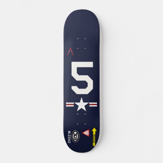 F4U Board Mark 2 Persoonlijk Skateboard (Voorkant)