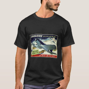 F4u Corsair Amerikaanse gevechtsvliegtuig oorlogsp T-shirt