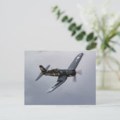F4U Corsair-ansichtkaart Briefkaart (Staand voorkant)