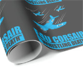 F4U Corsair Aviation Jet Cadeaupapier (Rol Hoek)