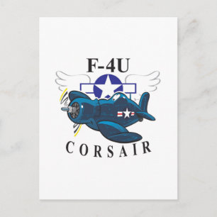f4u corsair briefkaart