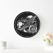 F4U CORSAIR GROTE KLOK (Huis)