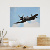 F4U Corsair GullWing Poster (Keuken)