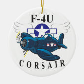 f4u corsair keramisch ornament (Voorkant)