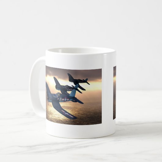 F4u Corsair Koffiemok (Voorkant links)