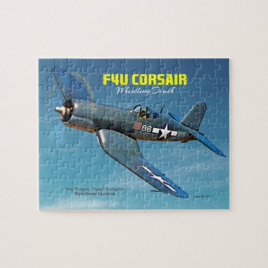 F4U Corsair Legpuzzel (Horizontaal)