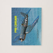 F4U Corsair Legpuzzel (Verticaal)