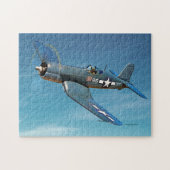F4U Corsair Legpuzzel (Horizontaal)