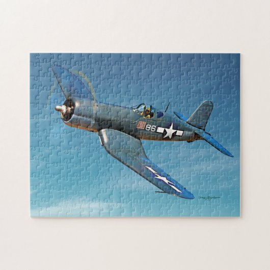 F4U Corsair Legpuzzel (Horizontaal)