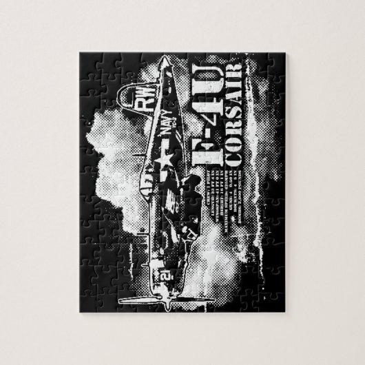 F4U CORSAIR LEGPUZZEL (Verticaal)