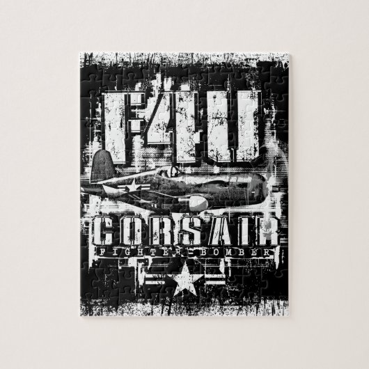 F4U CORSAIR LEGPUZZEL (Verticaal)