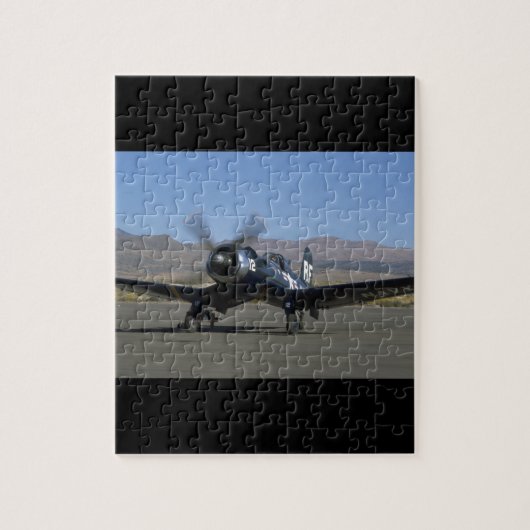 F4U Corsair, Linkervoorvlakken_WWII Legpuzzel (Verticaal)