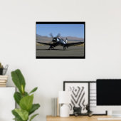 F4U Corsair, Linkervoorvlakken_WWII Poster (Thuiskantoor)