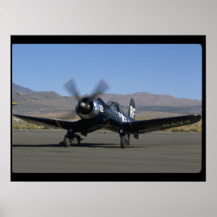 F4U Corsair, Linkervoorvlakken_WWII Poster
