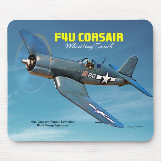 F4U Corsair Muismat (Voorkant)