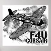 F4U CORSAIR POSTER (Voorkant)