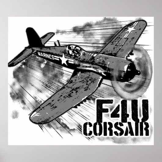F4U CORSAIR POSTER (Voorkant)