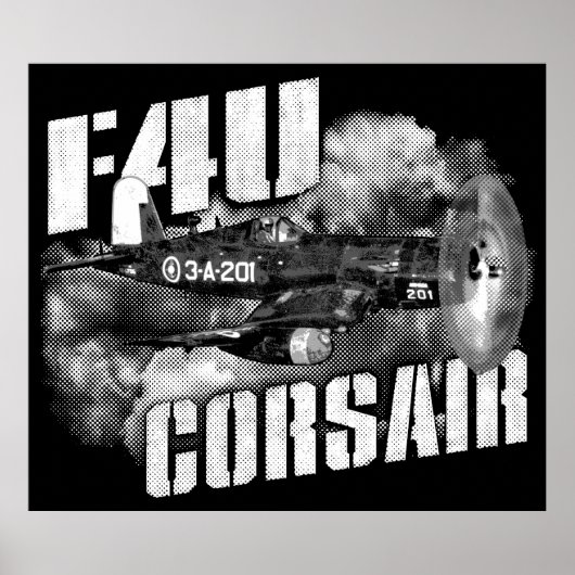 F4U CORSAIR POSTER (Voorkant)