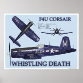 F4U Corsair Poster (Voorkant)
