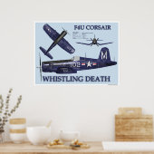 F4U Corsair Poster (Keuken)
