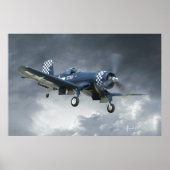 F4U Corsair Poster (Voorkant)